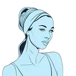 light blue headband image